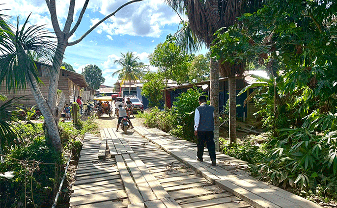 Inicio de trabajos en trocha San Bernardo - Sachabacayo